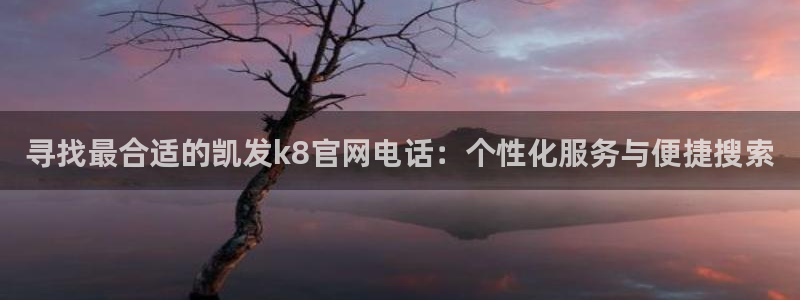 BB贝博艾弗森体育凯捷平台主管：寻找最合适的凯发k8官网电话：个性化服务与便捷搜