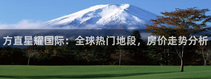 BB贝博艾弗森注册网站app：方直星耀国际：全球热门地段，房价走势分析